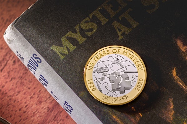 The Royal Mint release an Agatha Christie £2